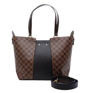 Louis Vuitton Damier Ebene Jersey Tote Bag Brown